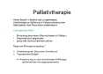 Palliativtherapie
