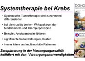 Systemtherapie bei Krebs