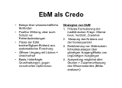 EbM als Credo