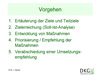 Vorgehen