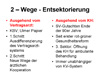 2-Wege - Entsektorierung