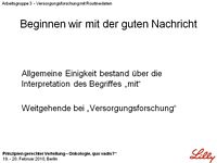 Beginnen wir mit der guten Nachricht