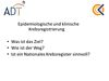 Epidemiologische und klinische Krebsregistrierung