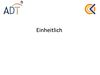 Einheitlich