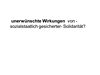 ...unerwnschte Wirkungen  von -sozialstaatlich gesicherter- Solidaritt?