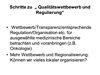 Schritte zu  'Qualittswettbewerb und Regulierung'