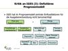 Kritik an IGES (3): Defizitres Prognosemodell