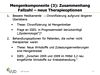 Mengenkomponente (3): Zusammenhang Fallzahl - neue Therapieoptionen