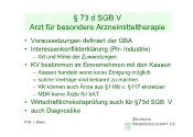  73 d SGB V - Arzt fr besondere Arzneimitteltherapie