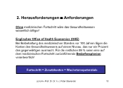 2. Herausforderungen / Anforderungen: OHE