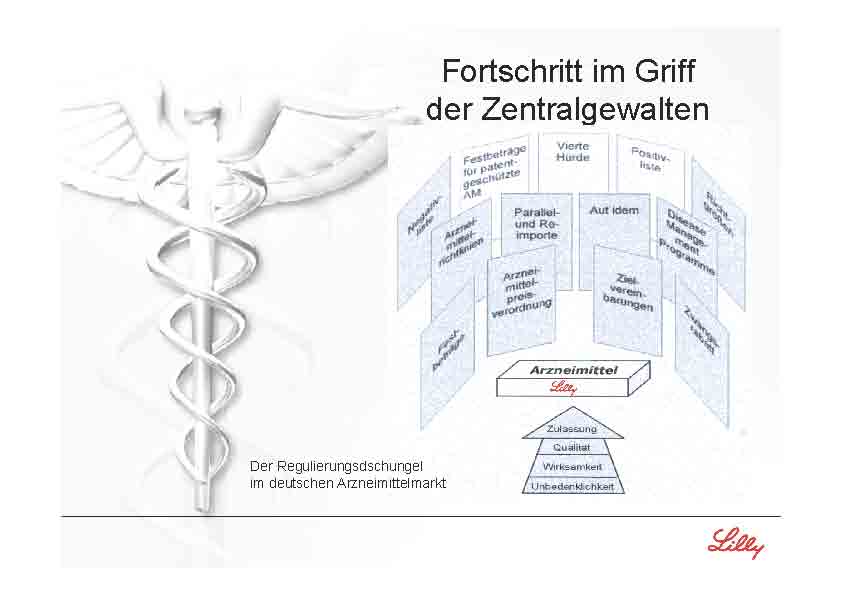 Fortschritt im Griff der Zentralgewalten