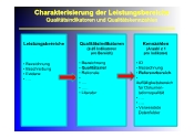 Charakterisierung der Leistungsbereiche - Qualittsindikatoren und Qualittskennzahlen