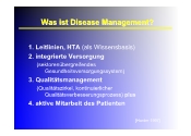 Was ist Disease Management?